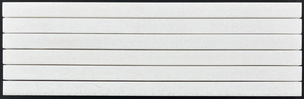 Moldura de revestimiento plano Thassos blanca perfeccionada
