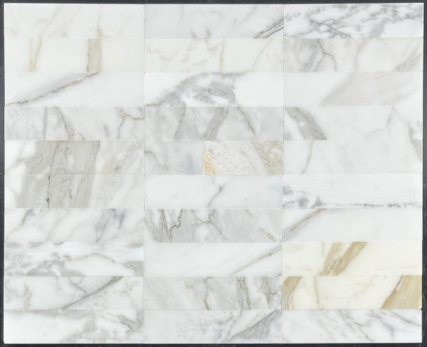 Calacatta Gold 2" x 8" Pulido
