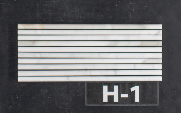 Calacatta Gold Micro Pencil Molding Honed