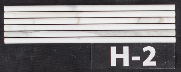 Calacatta Gold Micro Pencil Molding Honed