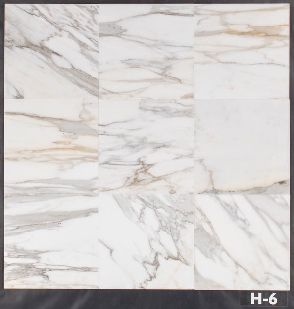 Calacatta Gold 12" x 12" Honed - Elon Tile & Stone