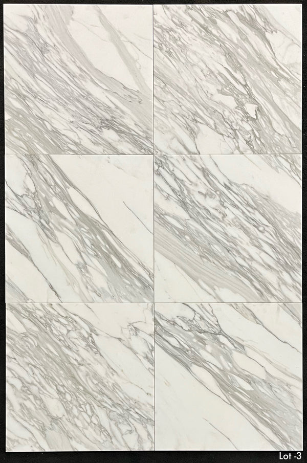 Calacatta Gold 18" x 18" Honed - Elon Tile & Stone