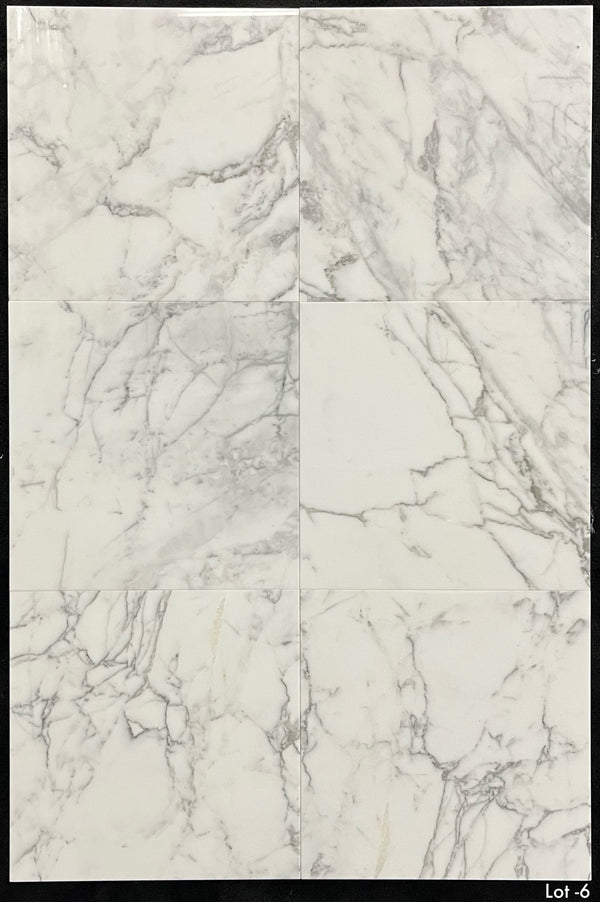 Calacatta Gold 18" x 18" Polished - Elon Tile & Stone