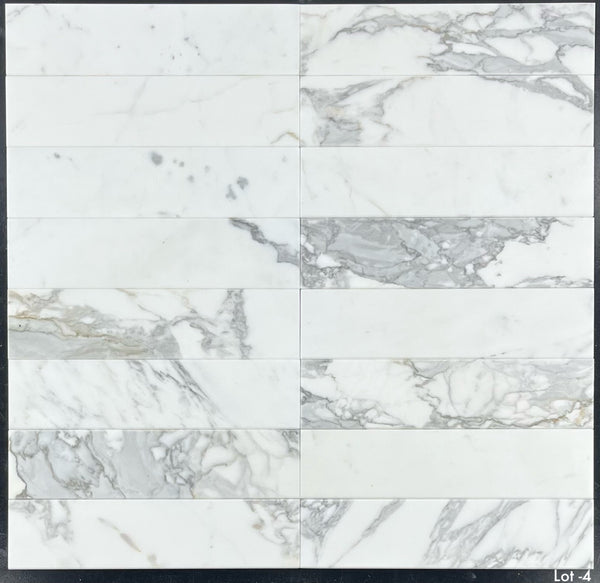Calacatta Gold 3" x 12" Honed