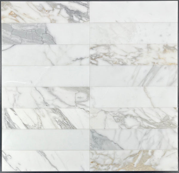 Calacatta Gold 3" x 12" Honed