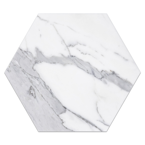 Calacatta Gold 10 1/2" Hexagon Honed