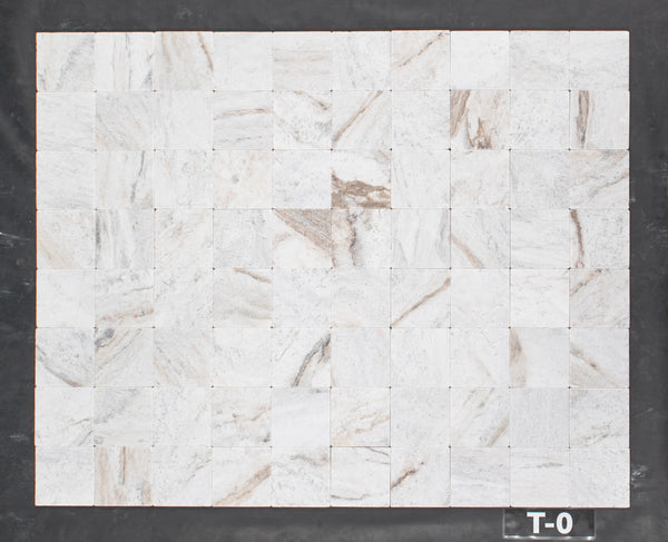 Bianco Oro 4" x 4" Soft Tumbled
