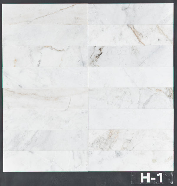 Bianco Oro 3" x 12" Honed