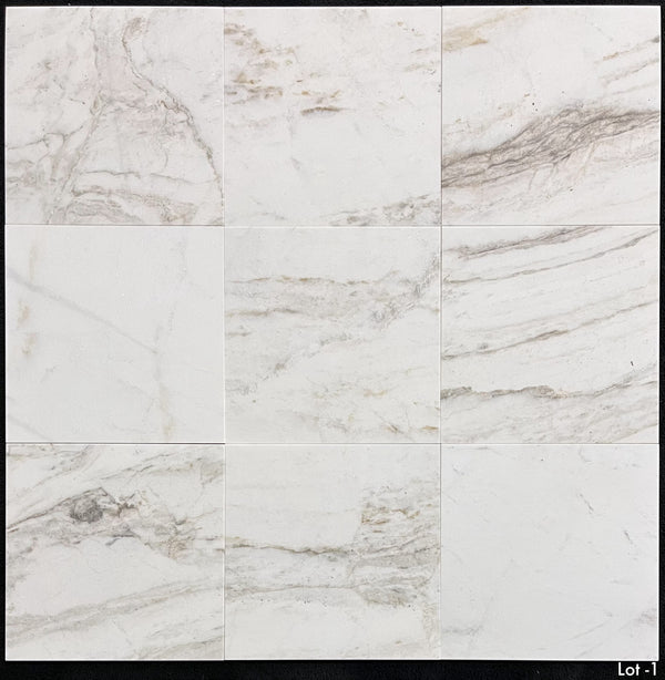 Bianco Oro 12" x 12" Pulido