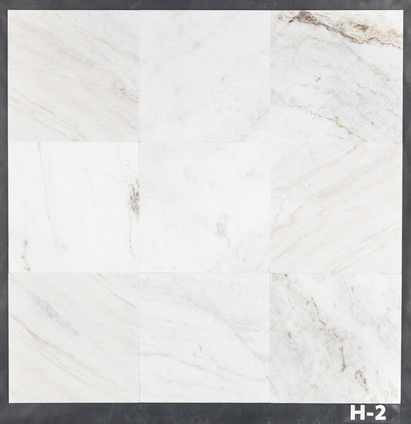 Bianco Oro 12" x 12" Pulido