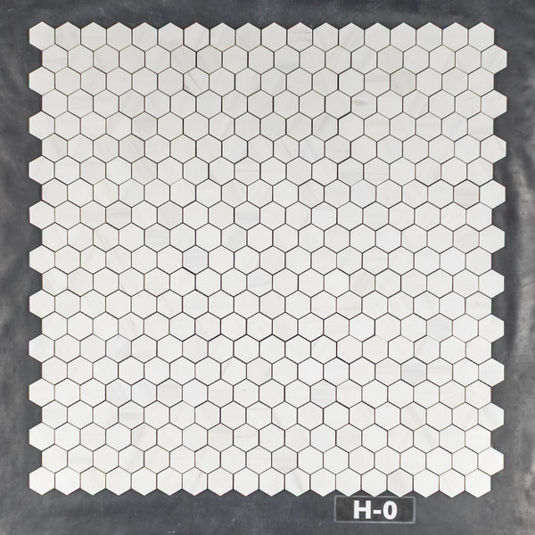 Dolomite 2" Hexagon Mosaic Honed