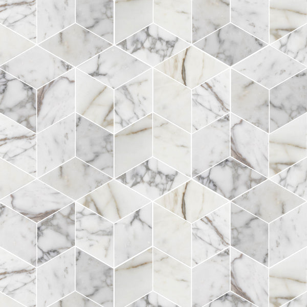Mosaico Calacatta Gold Trillium pulido