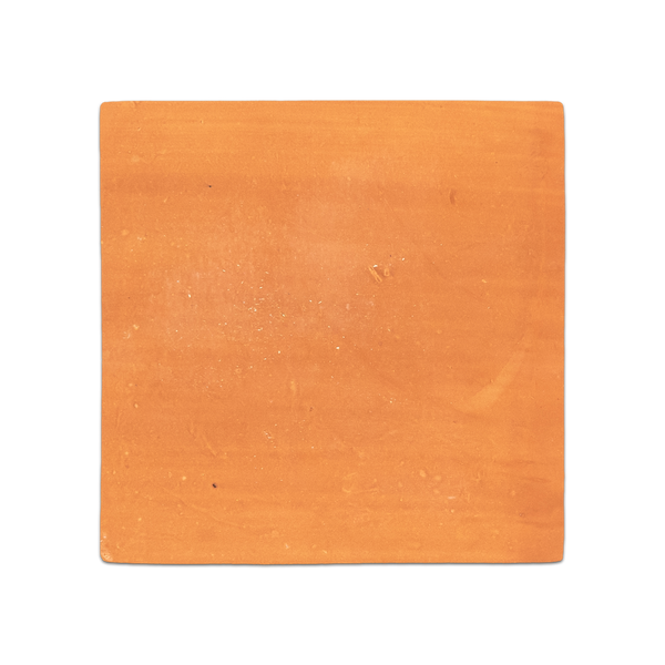 Soft Brown Stained Terracotta 8" x 8" Clear Semi Gloss