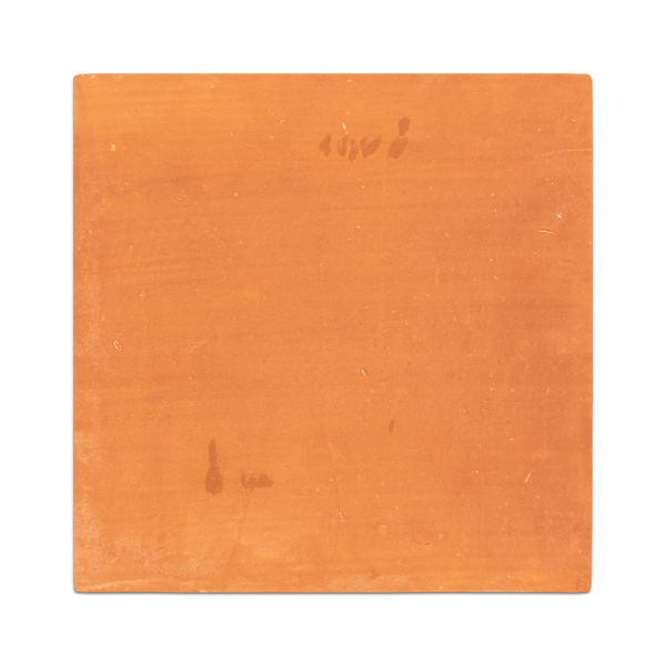 Soft Brown Stained Terracotta 12" x 12" Clear Semi Gloss