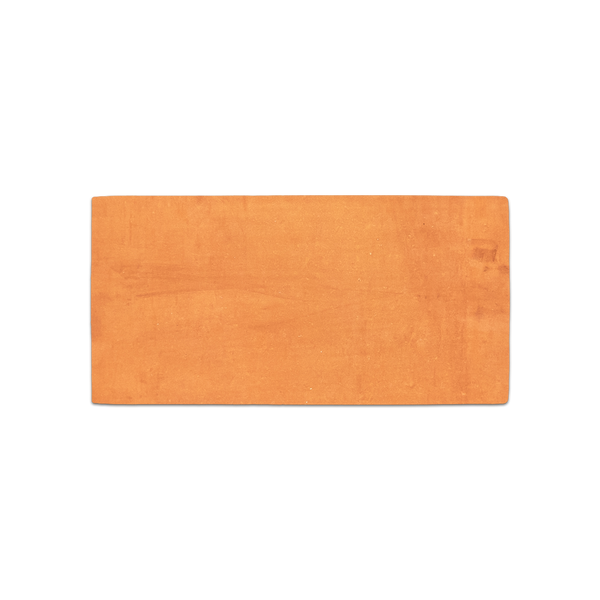 Soft Brown Stained Terracotta 4" x 8" Clear Semi Gloss