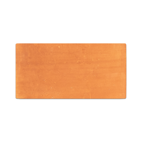 Soft Brown Stained Terracotta 6" x 12" Clear Semi Gloss
