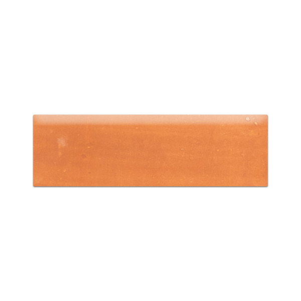 Soft Brown Stained Terracotta 4" x 12" Base Molding Clear Semi Gloss