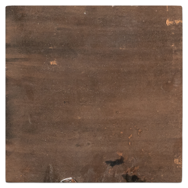 Walnut Stained Terracotta 18" x 18" Clear Semi Gloss