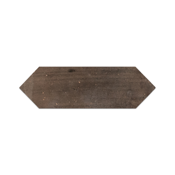 Walnut Stained Terracotta 4" x 12" Picket Clear Semi Gloss
