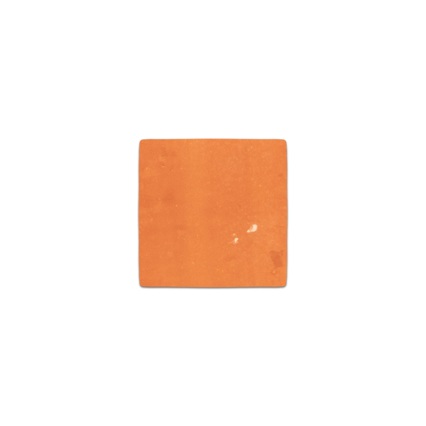 Brick Red Stained Terracotta 4" x 4" Clear Semi Gloss