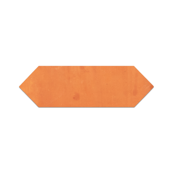 Brick Red Stained Terracotta 4" x 12" Picket Clear Semi Gloss