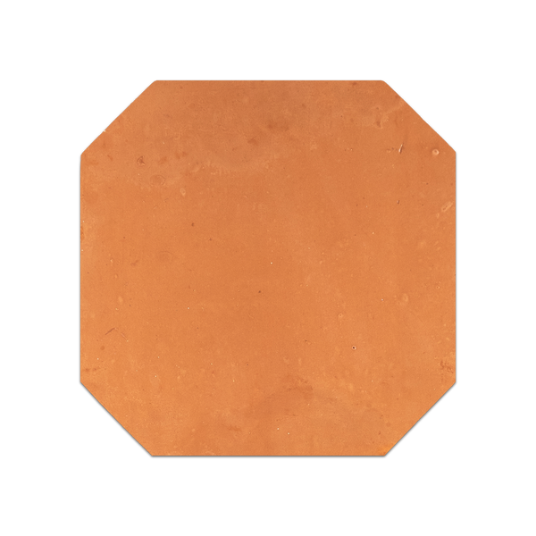 Saltillo Terracotta 8" Octagon Clear Semi Gloss