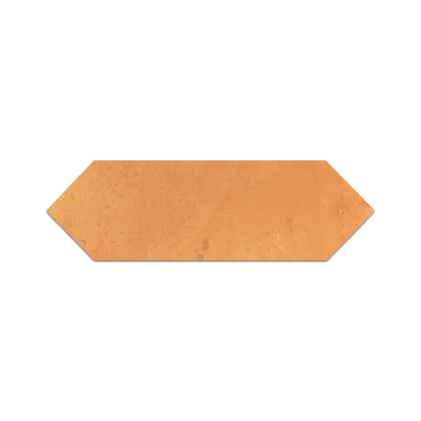 Saltillo Terracotta 4" x 12" Picket Clear Semi Gloss