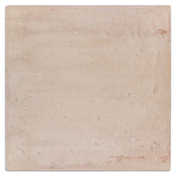 White Wash Stained Terracotta 18" x 18" Clear Semi Gloss