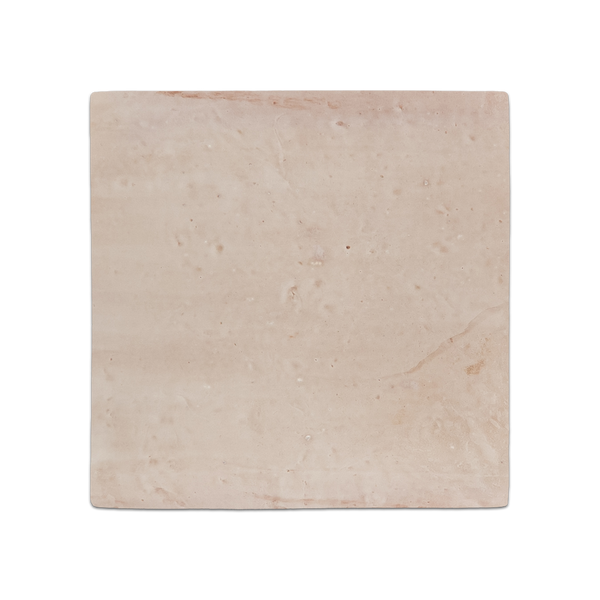 White Wash Stained Terracotta 8" x 8" Clear Semi Gloss