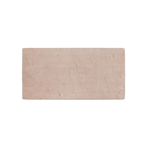 White Wash Stained Terracotta 4" x 8" Clear Semi Gloss