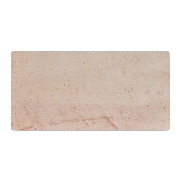White Wash Stained Terracotta 8" x 16" Clear Semi Gloss