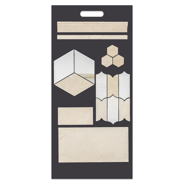 Crema Marfil Slim Handheld Basic Board