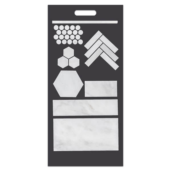 Glacial White Slim Handheld Basic Board