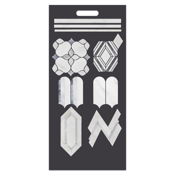 Pearl White Slim Handheld Design Board (B)