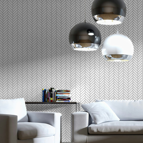 Mosaico de espiga de Thassos blanco de 1" x 4" pulido