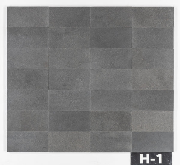 Basalto gris 3" x 6" pulido
