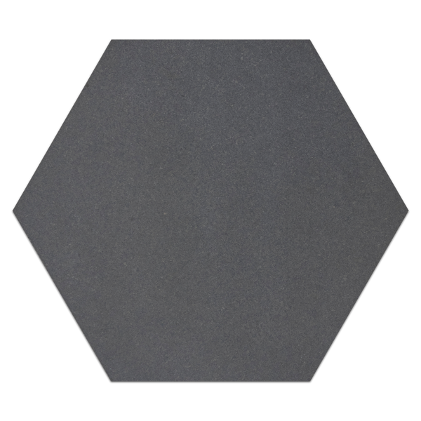 Grey Basalt 10 1/2" Hexagon Honed