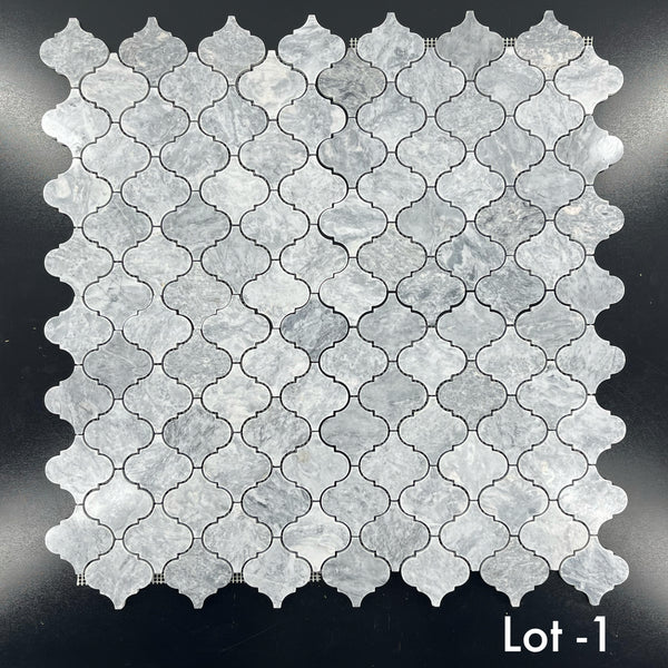 Pacific Gray 3" Lantern Mosaic Polished - Elon Tile & Stone