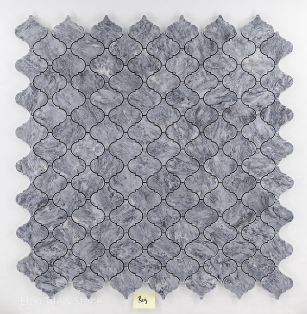 Pacific Gray 3" Lantern Mosaic Polished - Elon Tile & Stone