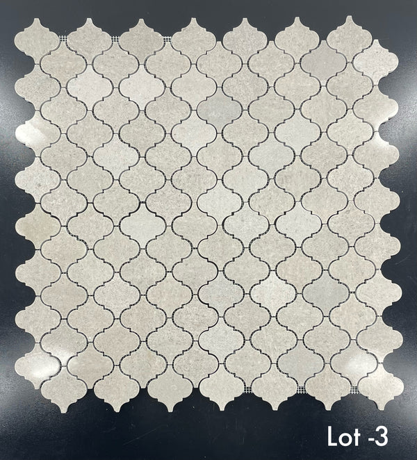 Sand Dollar 3" Lantern Mosaic Polished