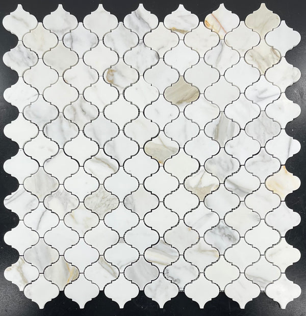 Calacatta Gold 3" Lantern Mosaic Polished