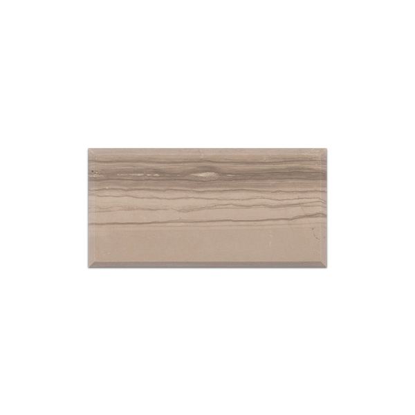 Driftwood 3" x 6" Beveled Vein Cut Honed