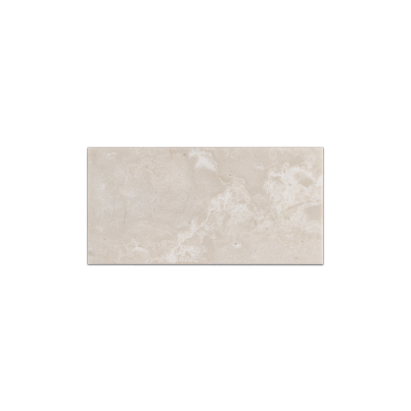 **LIMITED STOCK** Botticino 3" x 6" Fiorito Light Honed - Elon Tile & Stone