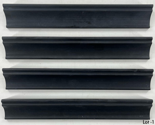 Black Capital Molding Honed