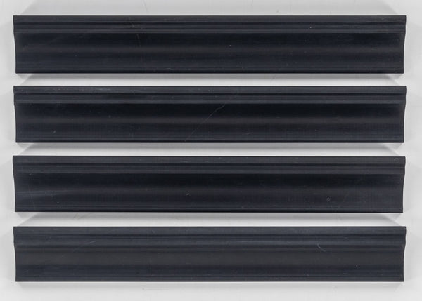 Black Capital Molding Honed