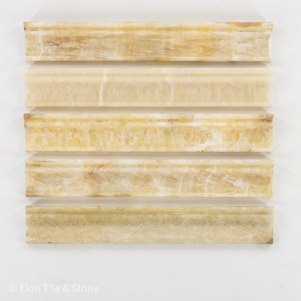 **STOCK LIMITADO** Moldura de capitel Honey Onyx perfeccionada