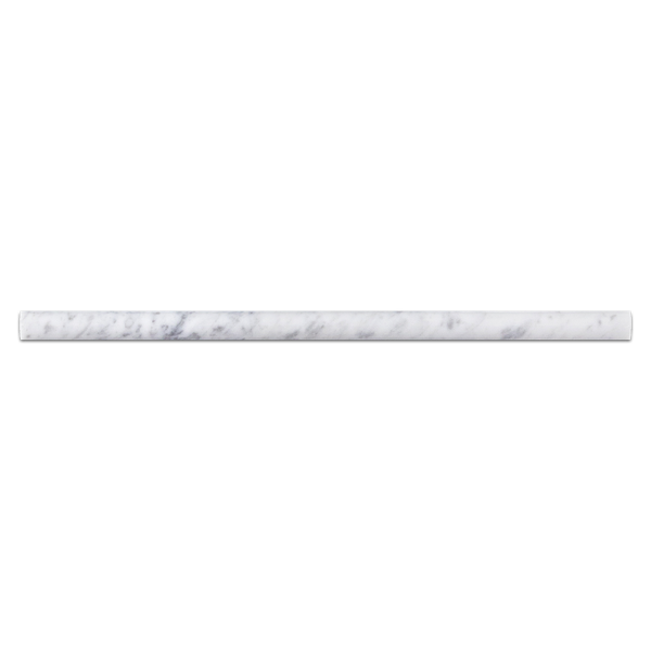 Bianco Carrara Petite Pencil Molding Polished