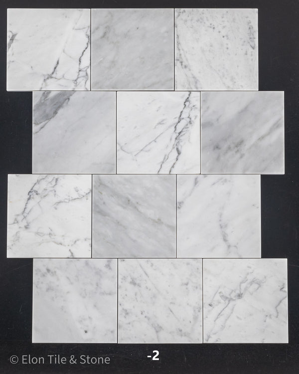 Bianco Carrara 6" x 6" Polished