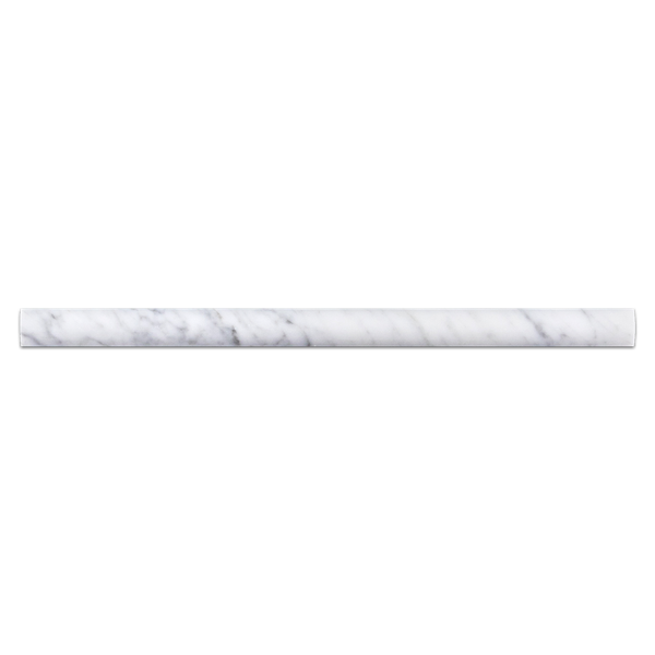 Bianco Carrara Pencil Molding Honed