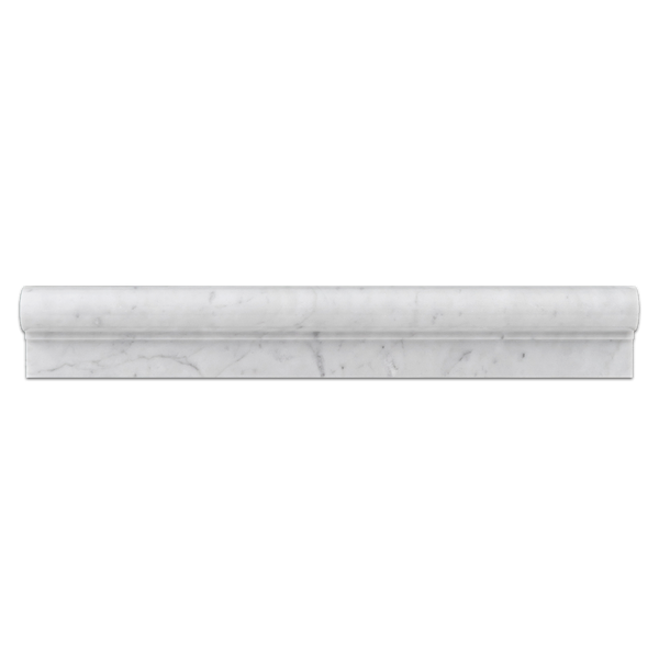 Bianco Carrara 2" x 12" Ogee Molding Polished - Elon Tile
